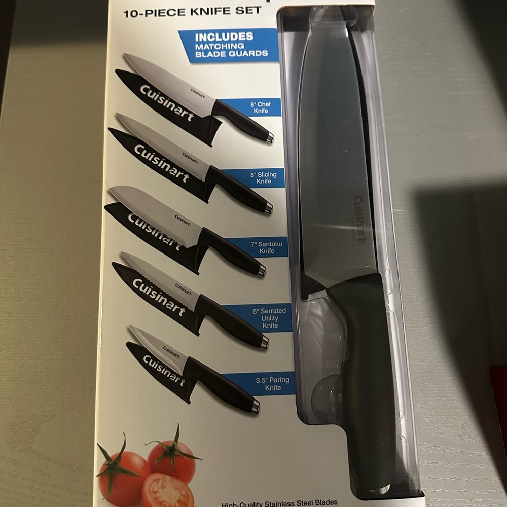 New Cuisinart Classic 10pc Knife set